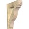 Ekena Millwork Funston Arts & Crafts Rough Sawn Outlooker, Douglas Fir, 8"W x 28"D x 34"H OUT08X28X34FST03RDF - alternate 1